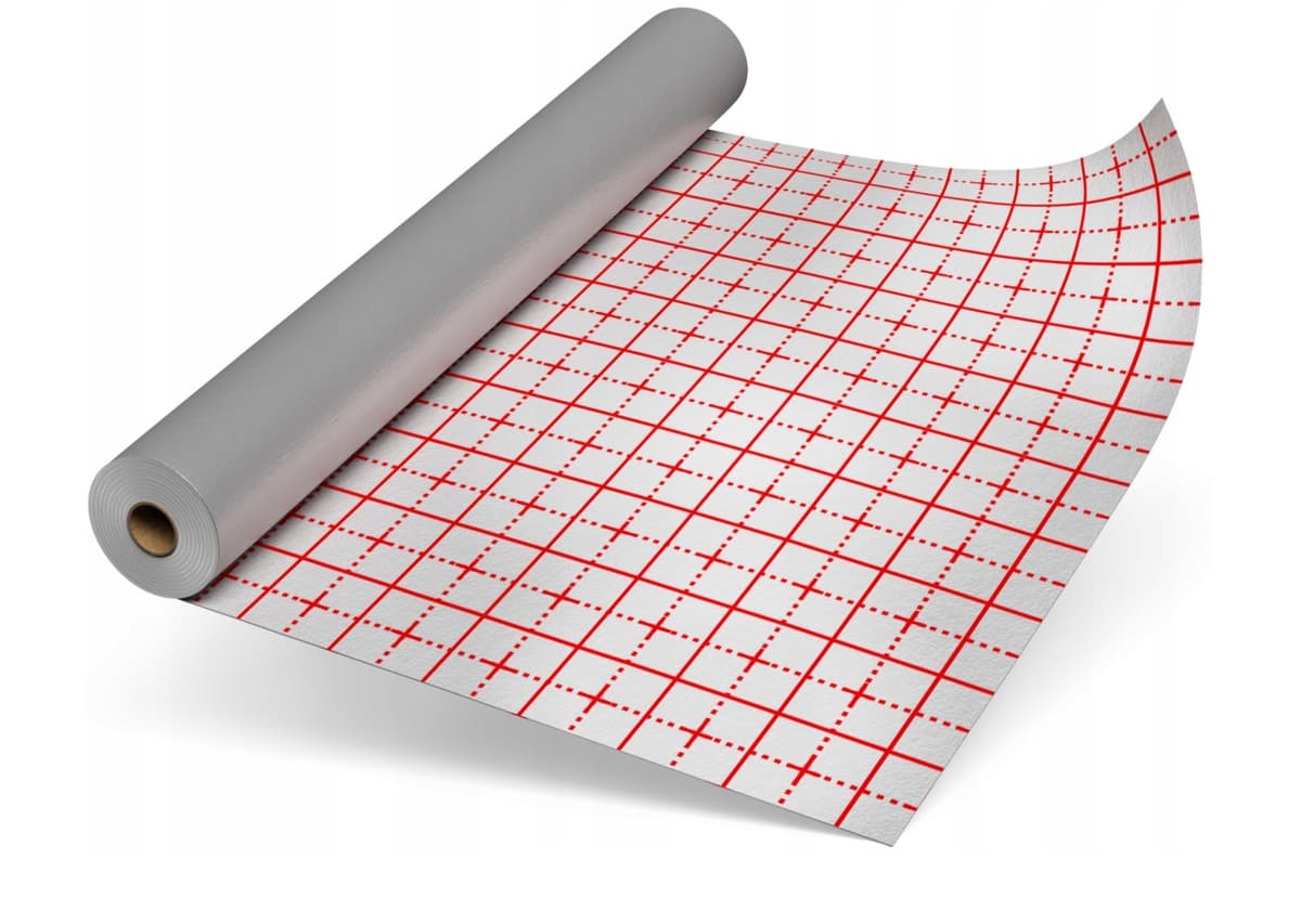 Folia do ogrzewania podłogowego rozwijana z rolki